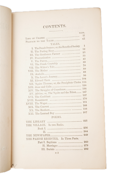 1858 George Crabbe Poetical Works Prize Binding