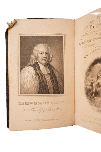 1826 Sacra Privata Thomas Wilson Miniature Leather Prayer Book