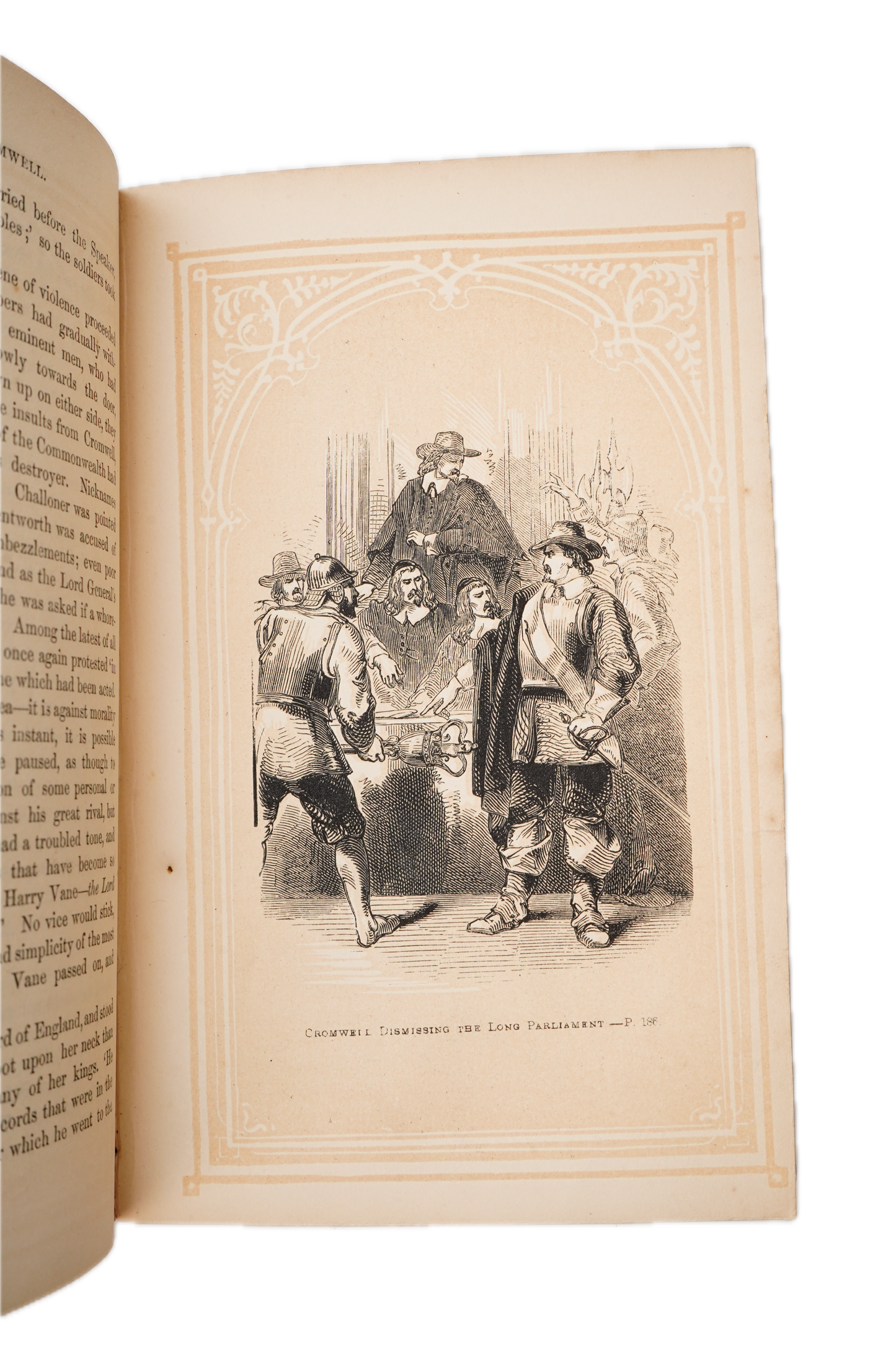 1847 Oliver Cromwell Protectorate Full Leather History Book