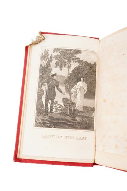 1858 Lady of the Lake Sir Walter Scott Miniature Poetry Book