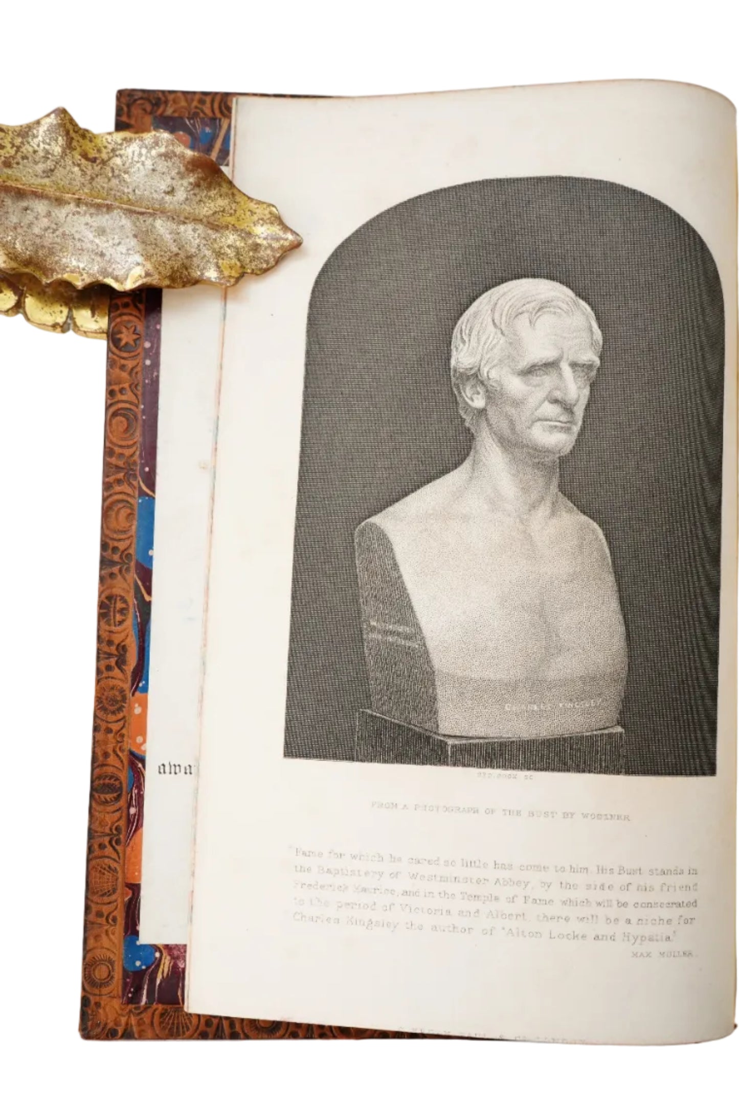 1882 Charles Kingsley Letters Memoirs Prize Binding 2 Vols