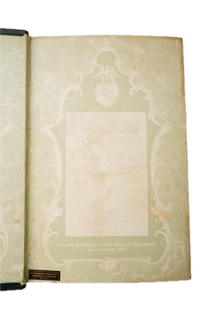 1904 Life of William Shakespeare Half Leather Biography