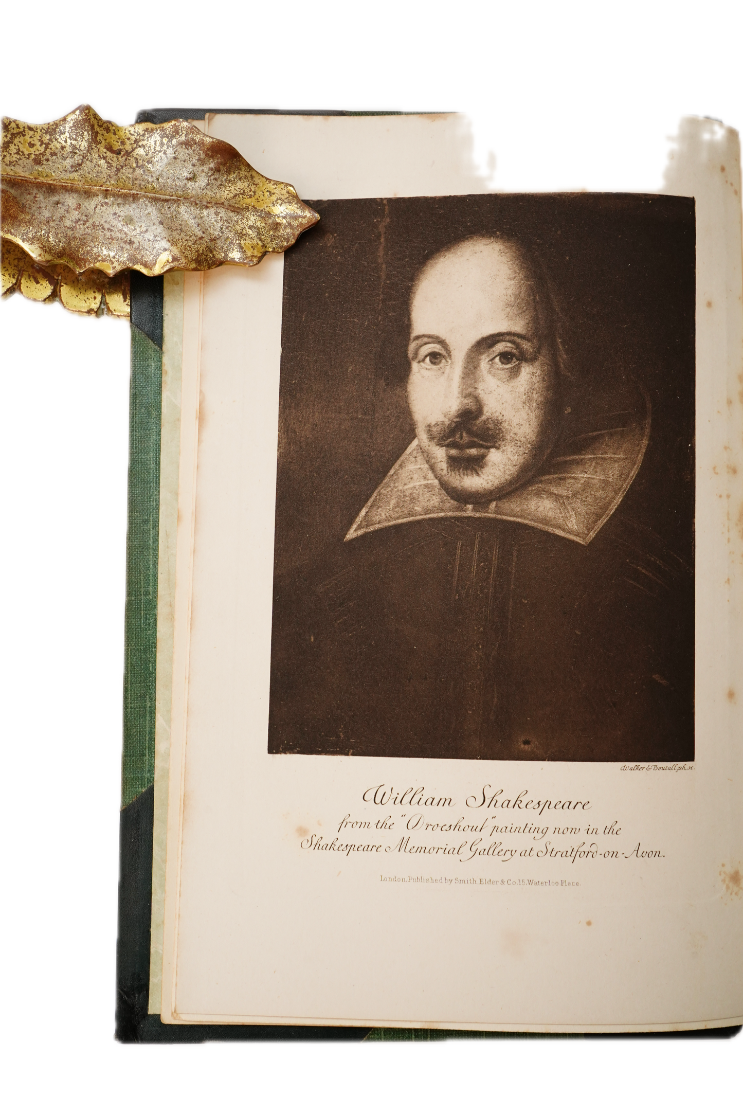 1904 Life of William Shakespeare Half Leather Biography