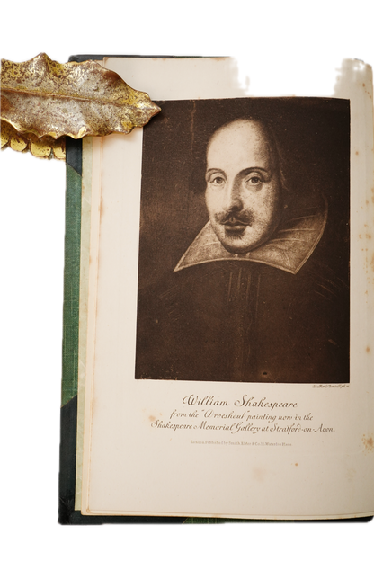 1904 Life of William Shakespeare Half Leather Biography