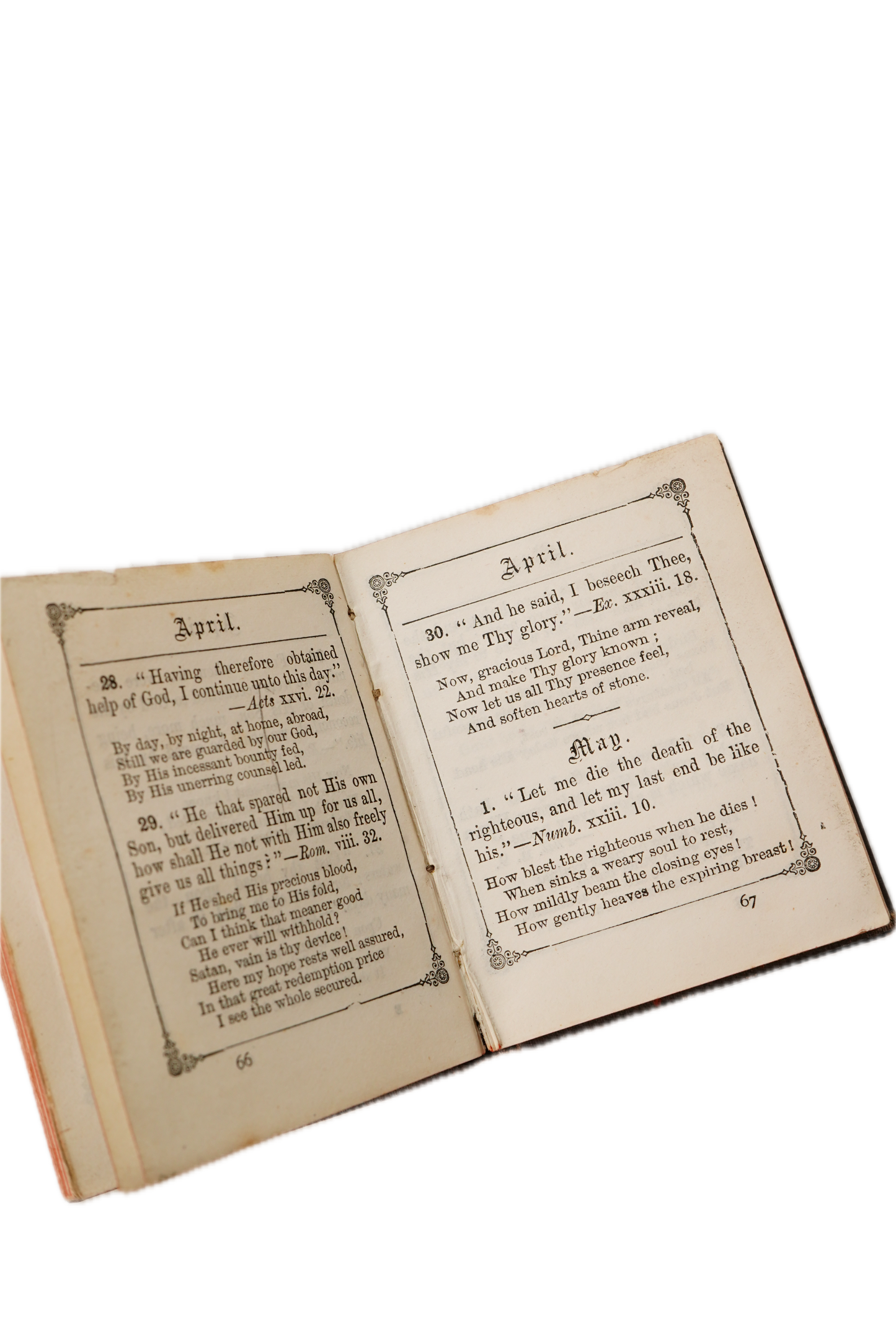 Victorian Miniature Devotional Book Watchwords of Eternity