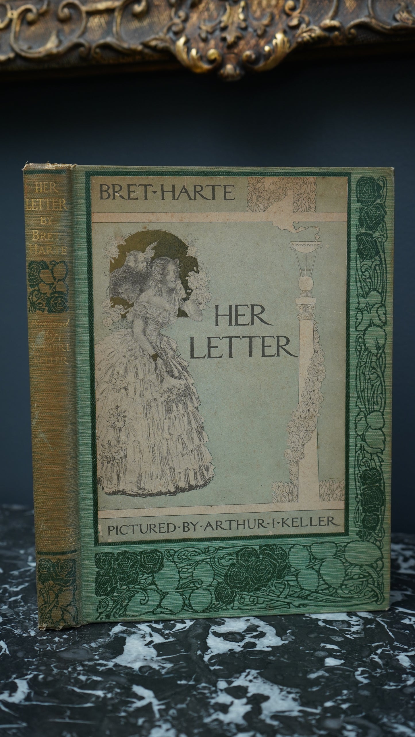 1905 "Her Letter" Victorian Cloth Book