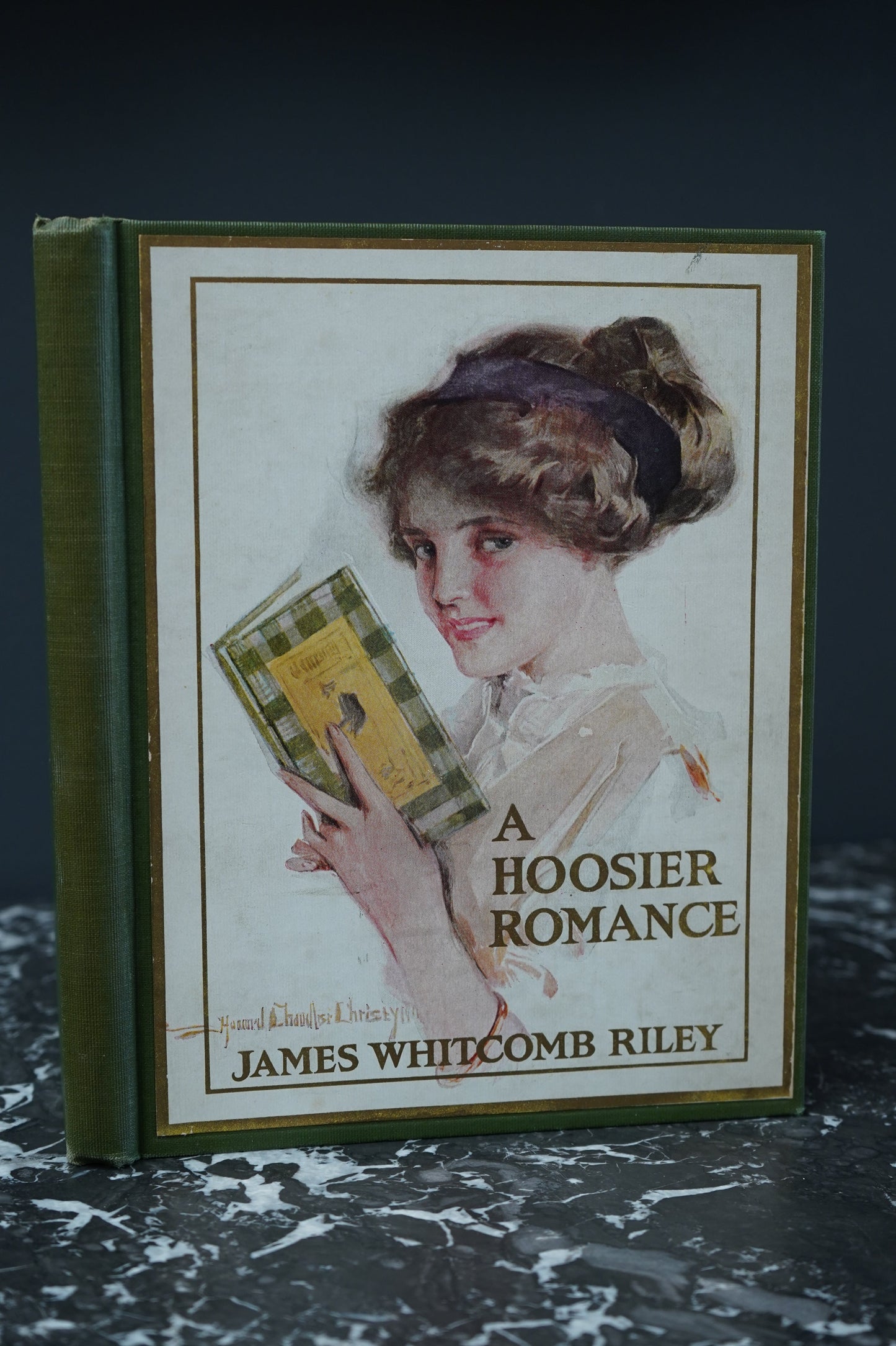 "A Hoosier Romance" Victorian Cloth Book