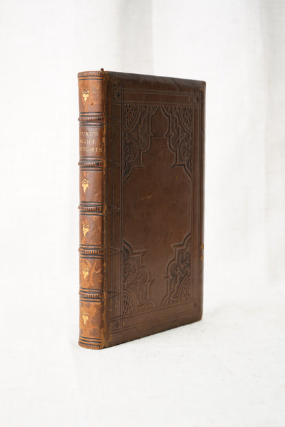 Antique Young's Night Thoughts Full Leather Eton Gift 1863