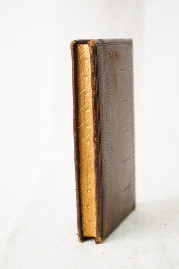1852 Theodore Beza Novum Testamentum Gauffered Edge Book secondary view