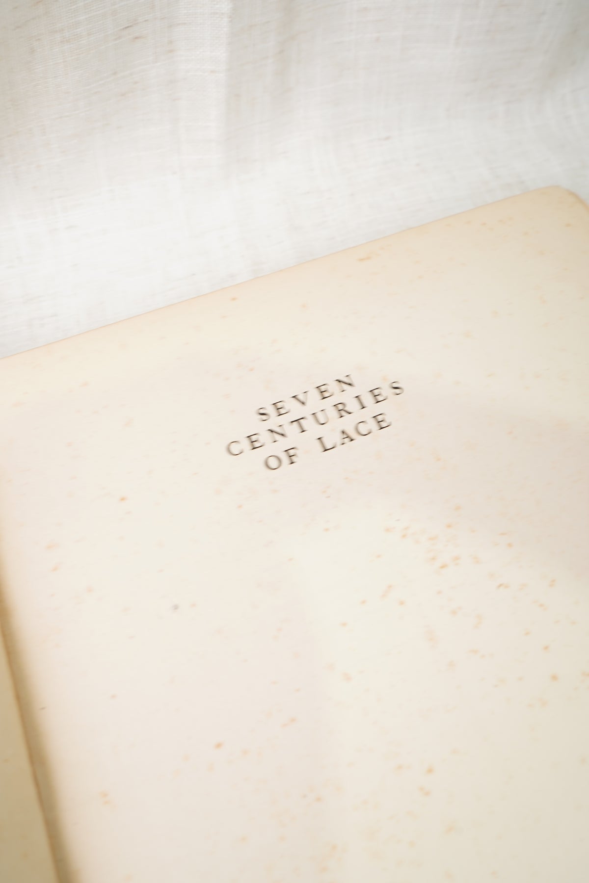 Antique Lace History Book, Seven Centuries of Lace, 1908