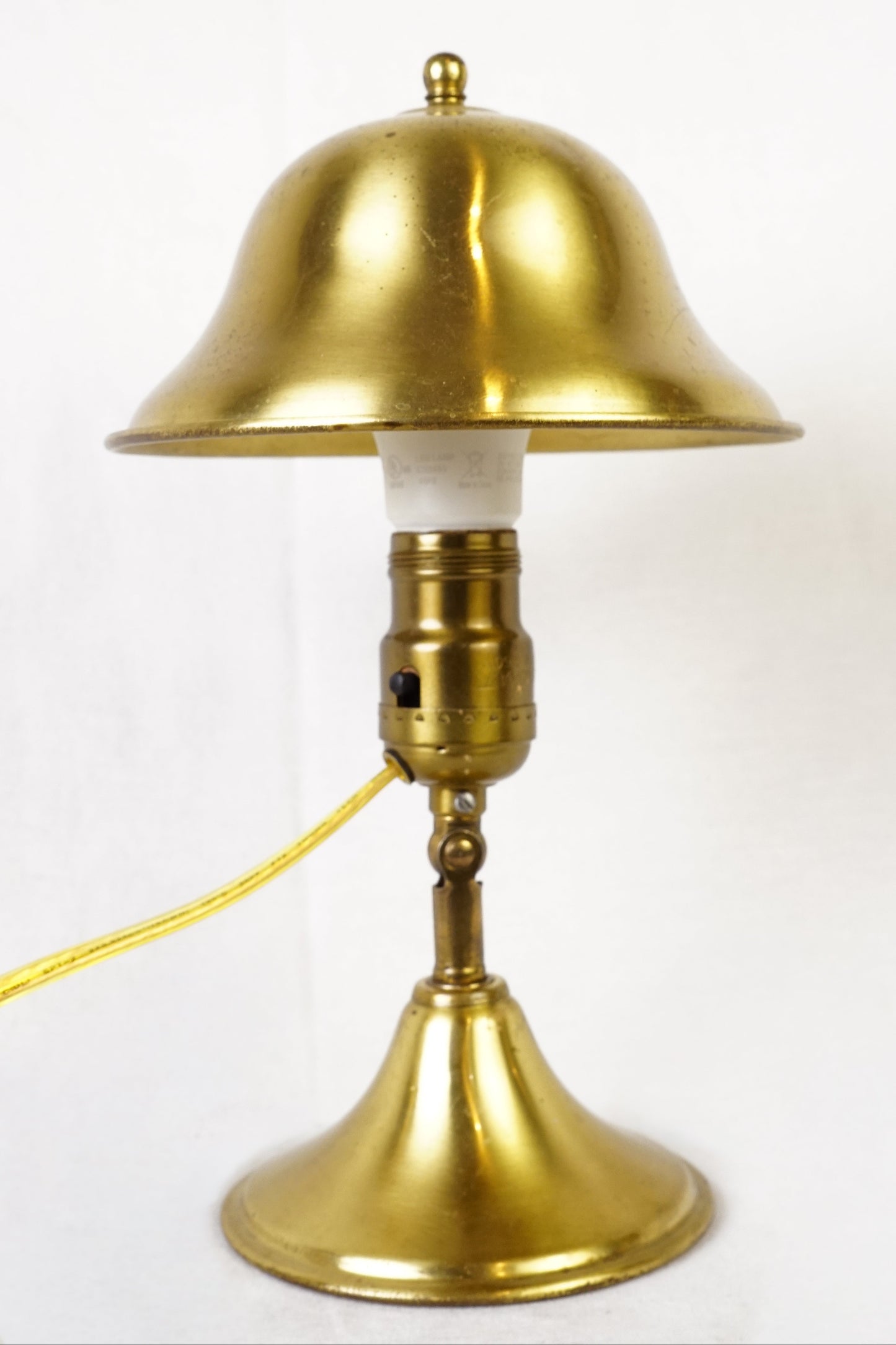 Vintage Brass Adjustable Wall Sconce or Desk Lamp