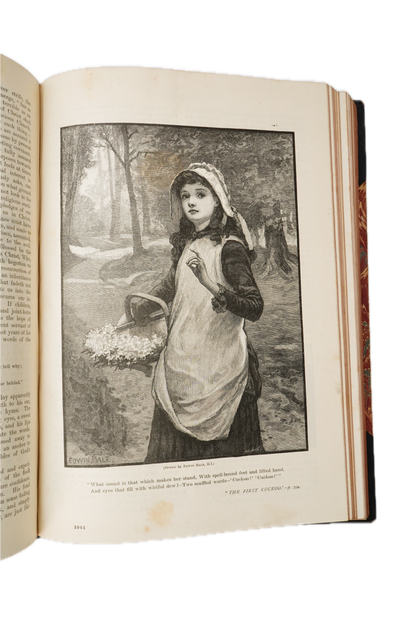 1886 The Quiver Vol 21 Half Leather Victorian Illustrated