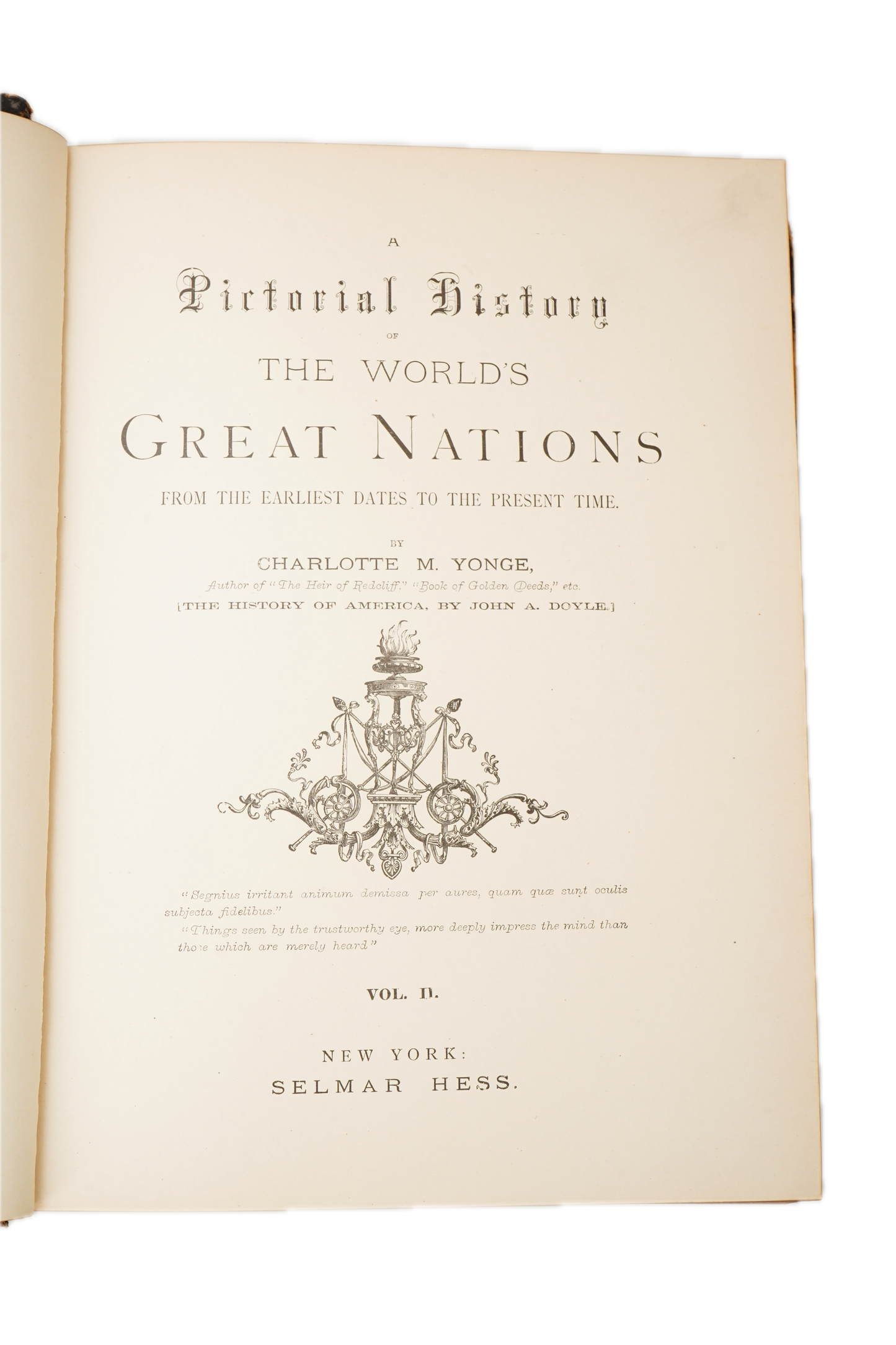 1882 Illustrated World History Volume II