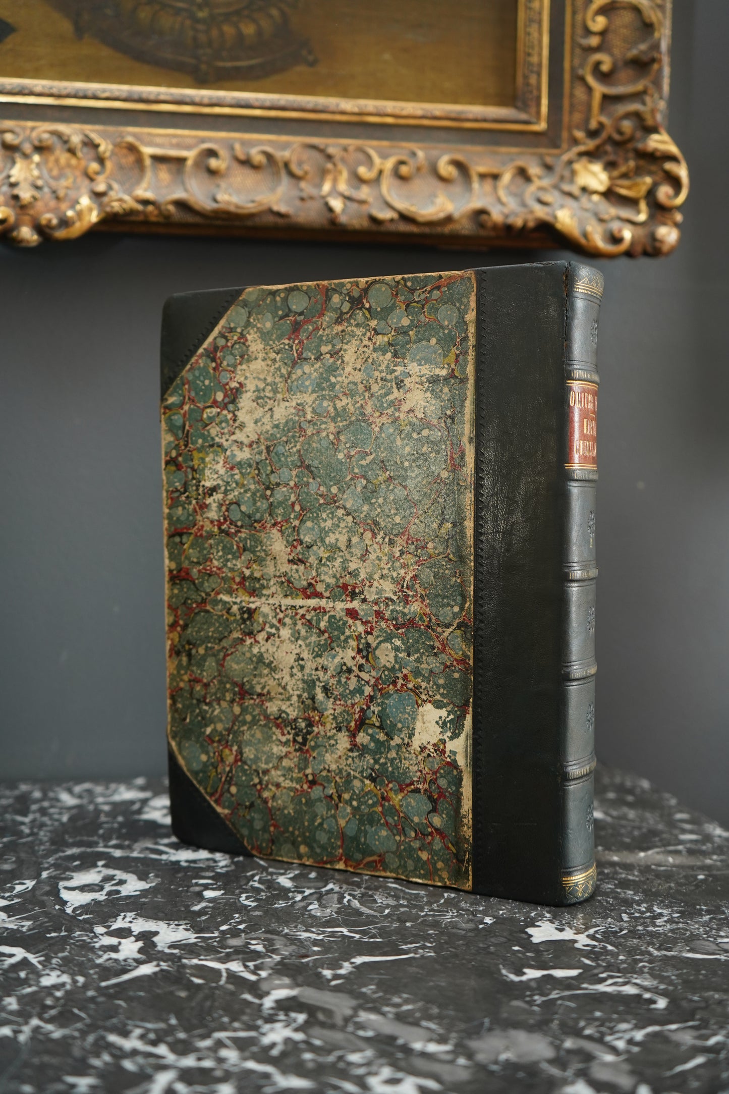 Antique Dickens Literature Book Oliver Twist and Martin Chuzzlewit Victorian Illustrated Edition