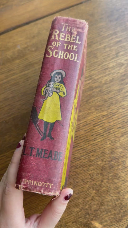1902 "The Rebel of the School" Red Cloth Book