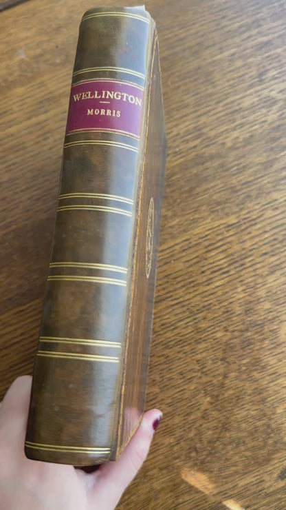 1905 Wellington Biography Tree Calf Prize Binding Military History