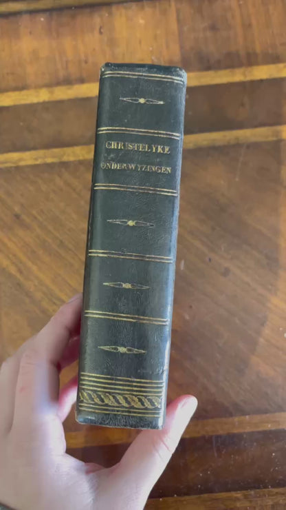 1842 Christelyke Onderwyzingen en Gebeden Dutch Catholic Prayer Book