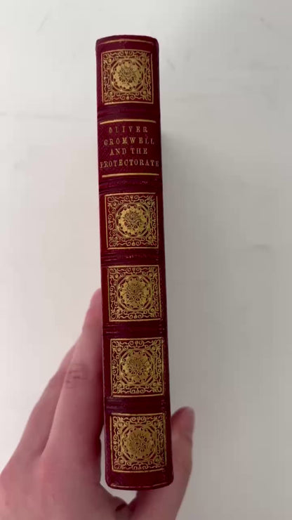 1847 Oliver Cromwell Protectorate Full Leather History Book