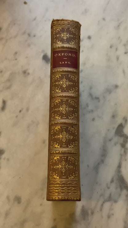 1890 Brief Historical and Descriptive Notes by Andrew Lang, Antique Illustrated History Book