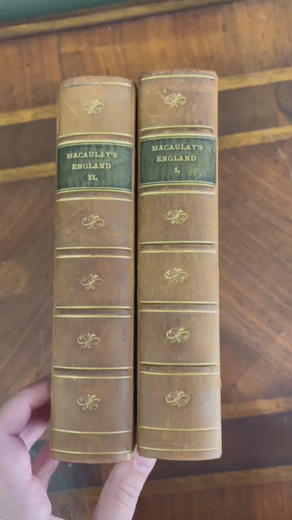 1883 Macaulay History of England 2 Vols