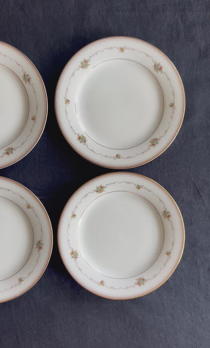 Mid-Century Noritake ‘Joanne’ Bone China Side Plates (Set of 5)