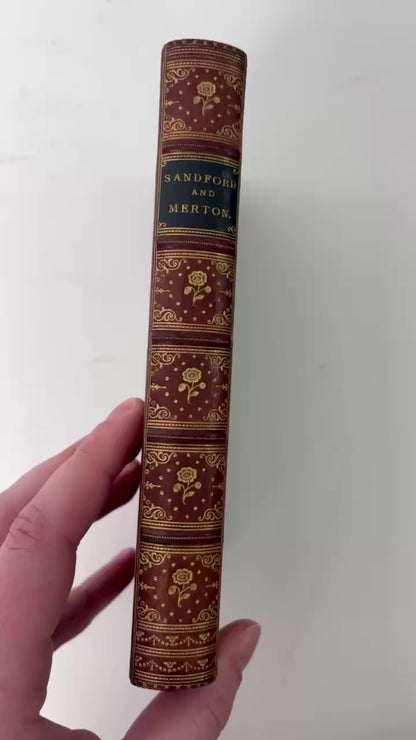 Victorian Sandford and Merton Thomas Day Leather History Book