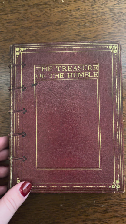 1905 The Treasure of the Humble, Maurice Maeterlinck, Symbolist Essays, Fine Leather Binding
