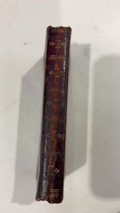 1840 Portuguese Catholic Prayer Book Full Leather