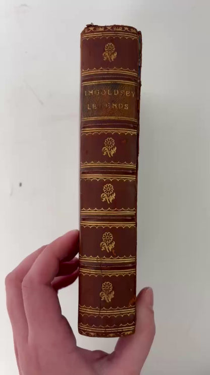 1900 Ingoldsby Legends Illustrated Half Leather Folklore Book