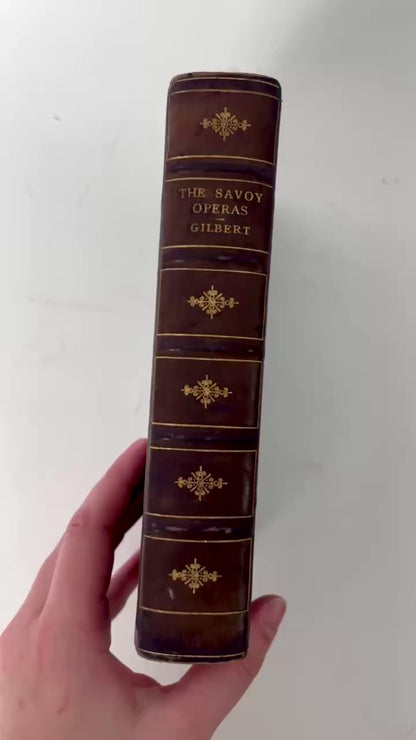 1926 Savoy Operas W. S. Gilbert Half Leather