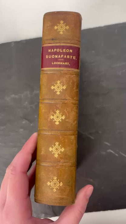 Victorian Napoleon Biography Lockhart Full Leather