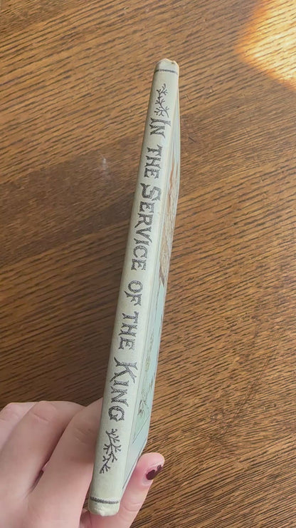 "In the Service of the King" Baby Blue Cloth Book