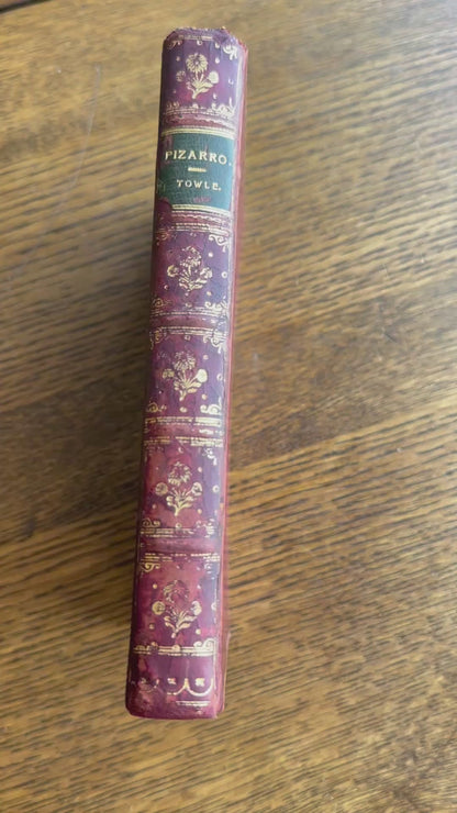 1897 Pizarro Heroes of History Red Leather Biography
