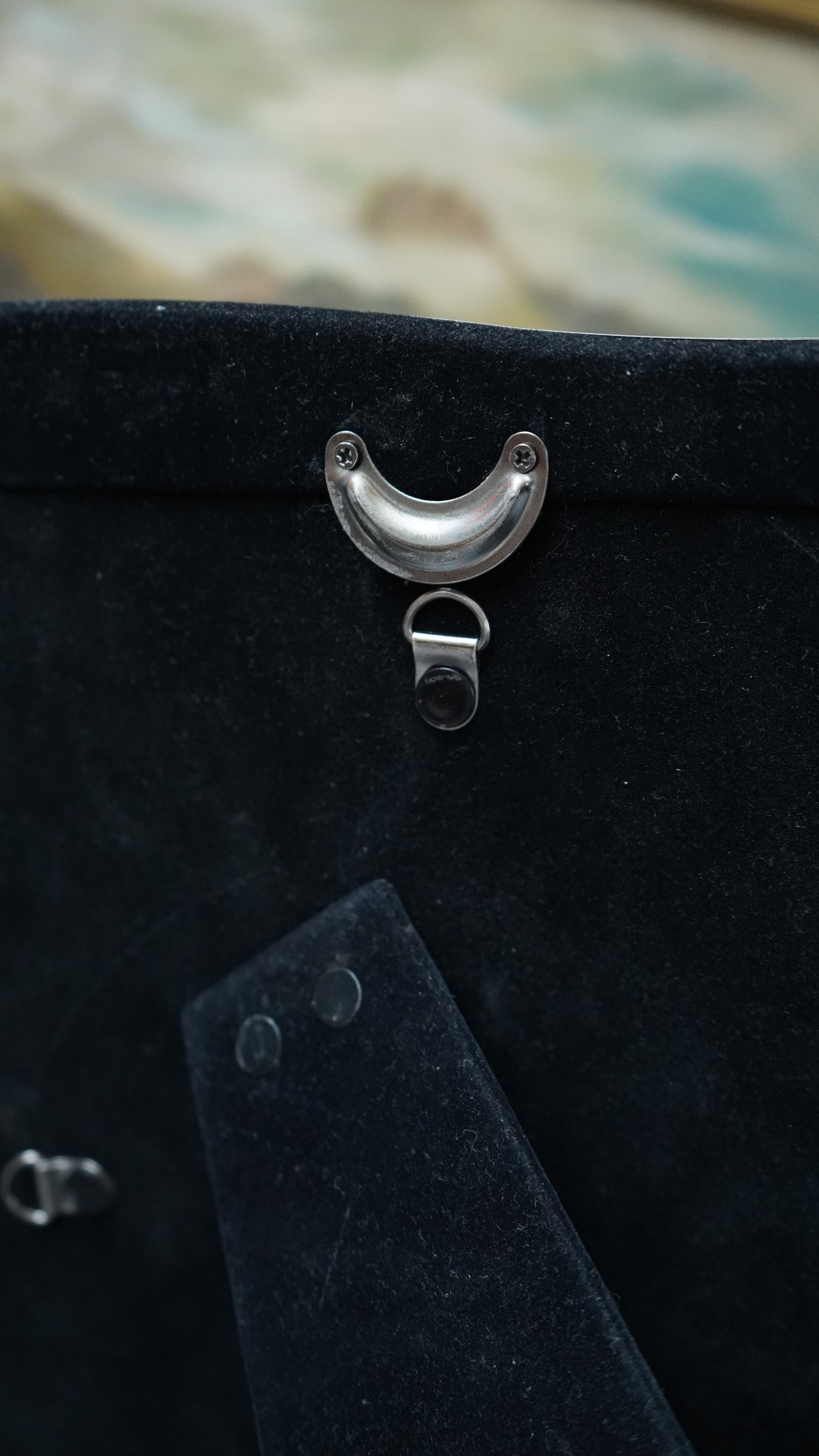 Late 20th Century Modernist Silver Plated Picture Frame with Curved Wave Design, Carr Silver-Plated Frame