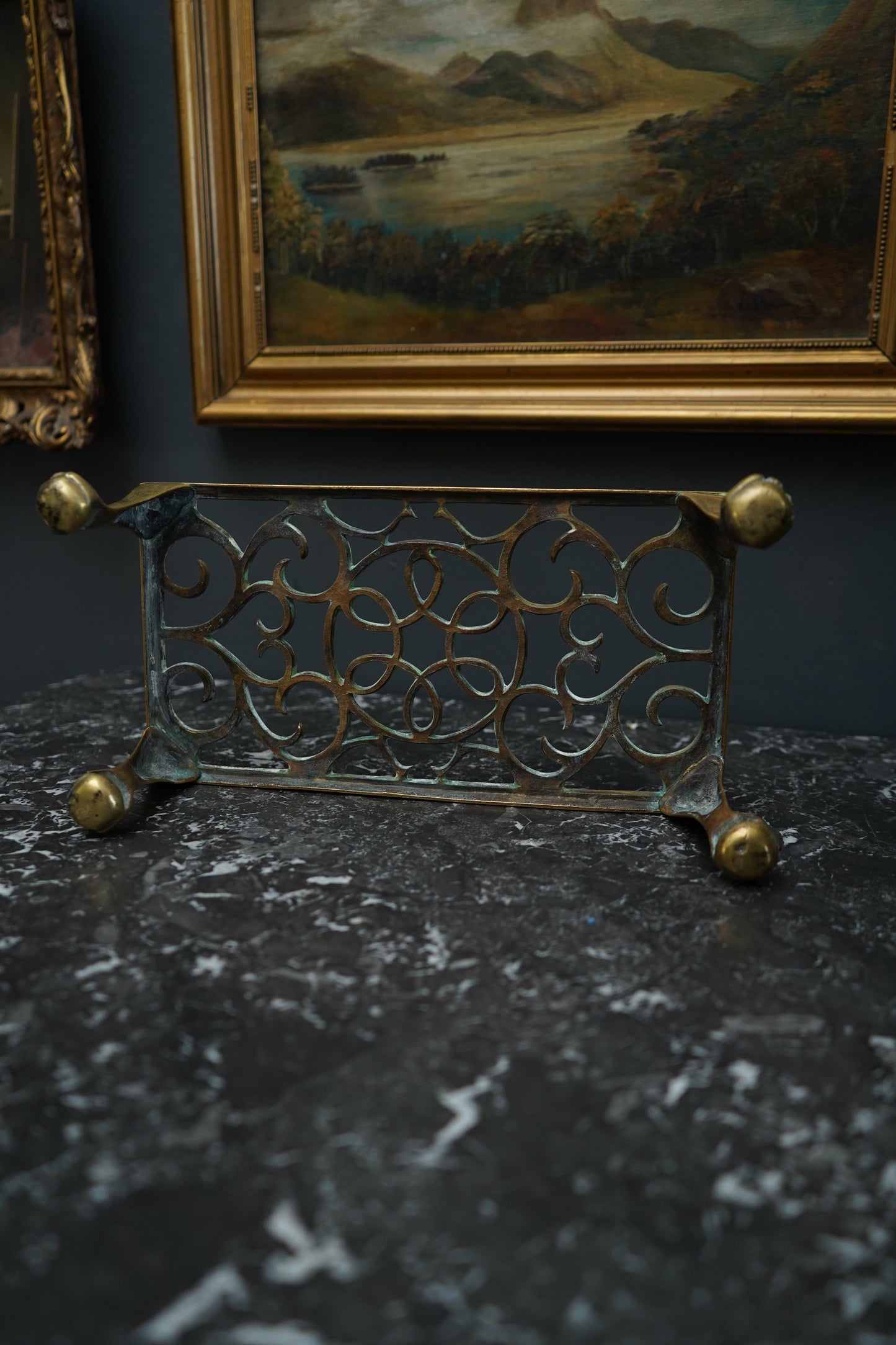 Antique Brass Trivet | Brass Riser