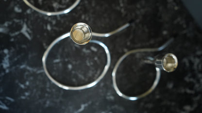 Towle Sterling Silver Modernist Candleholders – Mid-Century Sculptural Design (Set of 3)