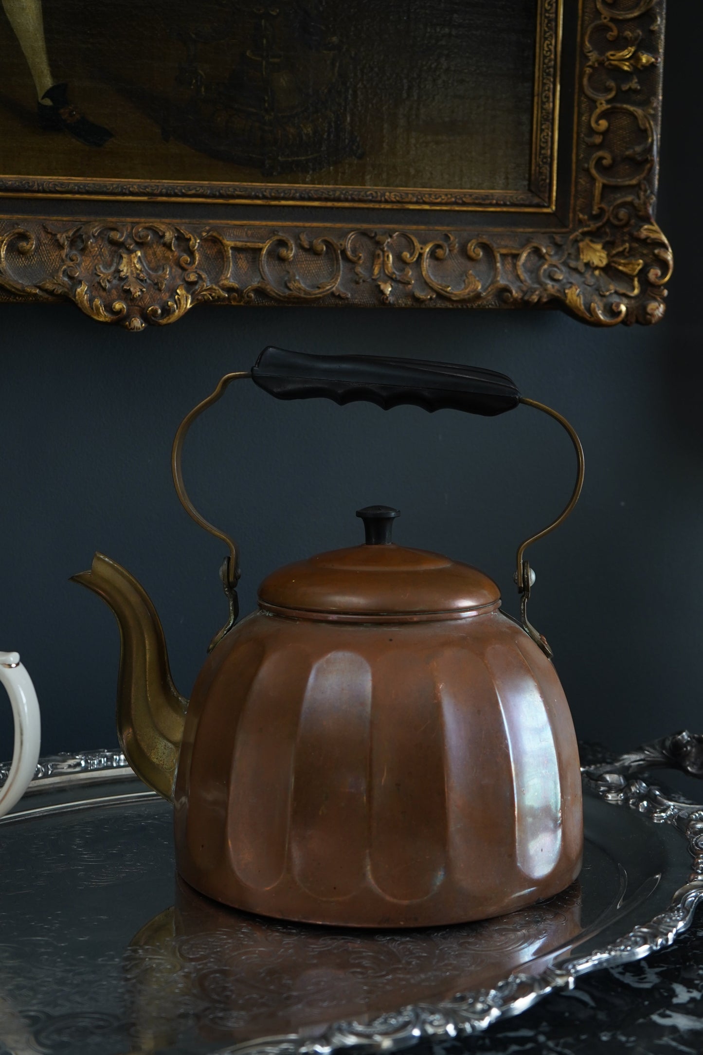 German Copper & Brass Tea Kettle
