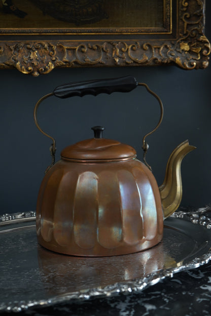 German Copper & Brass Tea Kettle