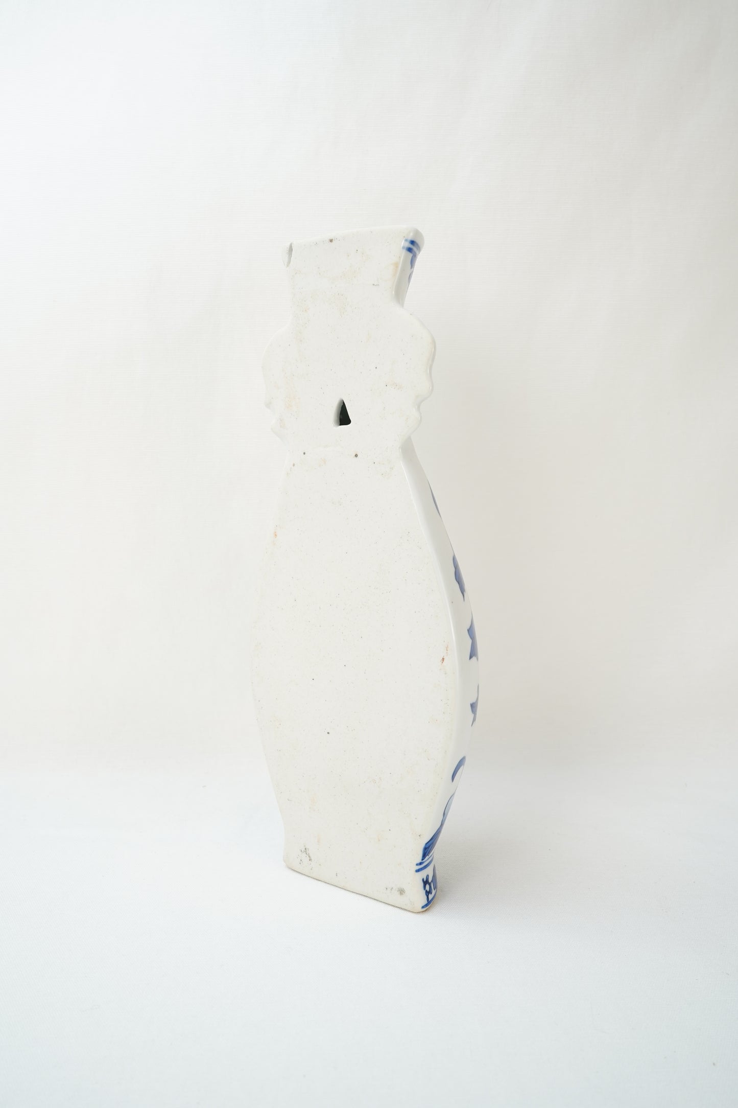 Blue and White Delft Style Wall Pocket Vase