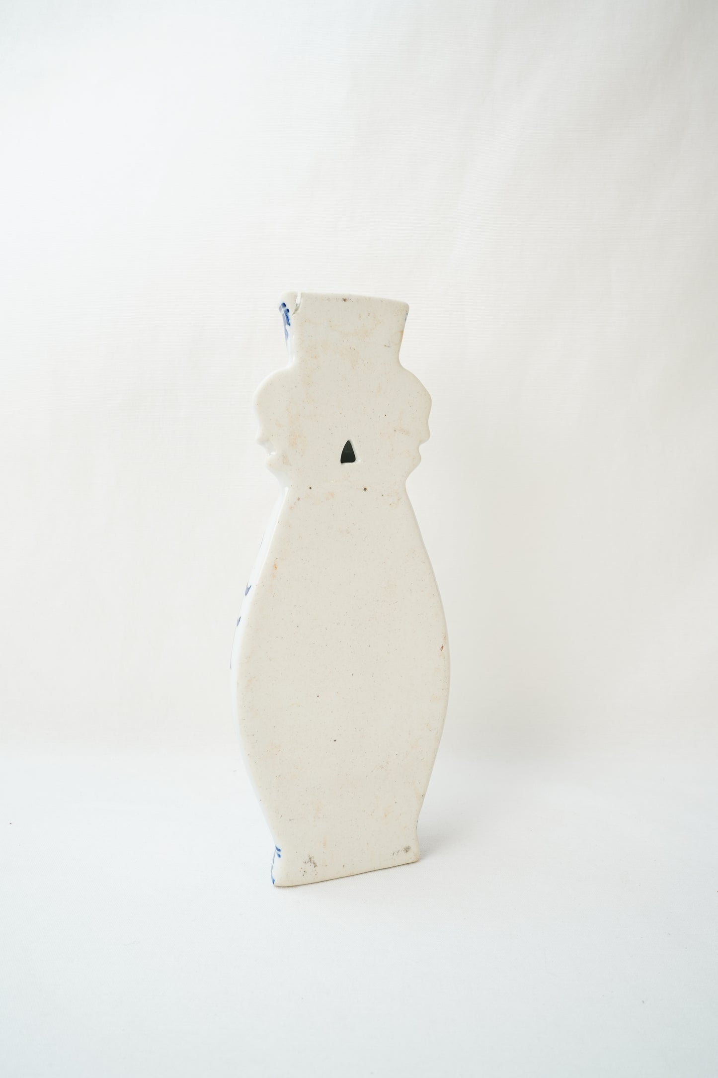Blue and White Delft Style Wall Pocket Vase